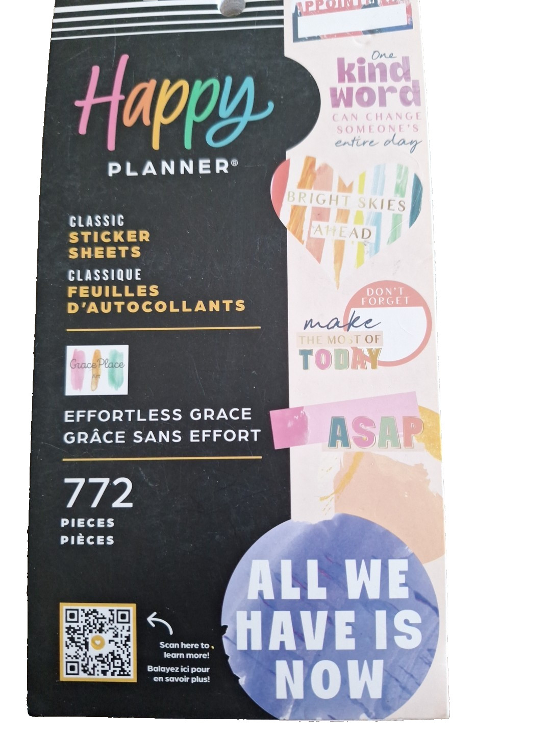 Happy PlannerValue Pack Planner Stickers Effortless Grace 772 pcs NewNew