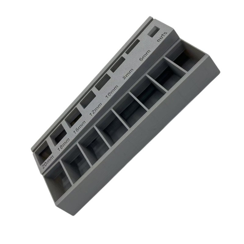 Dense Hardware Sorting Case Permanent Polyethylene Construction For Bolts Screws