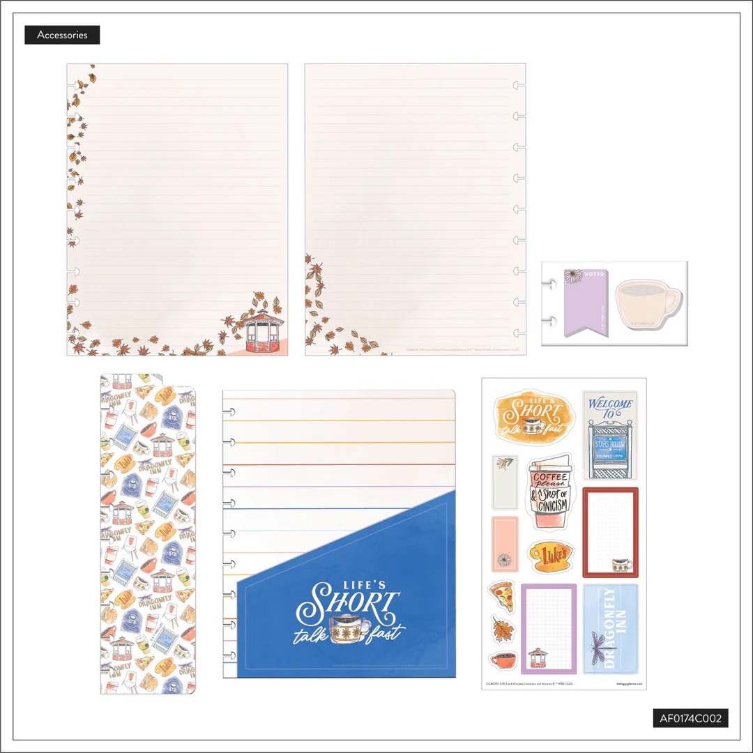 Happy Planner Gilmore Girls Limited Edition Stickers Accessory Pack For Planner