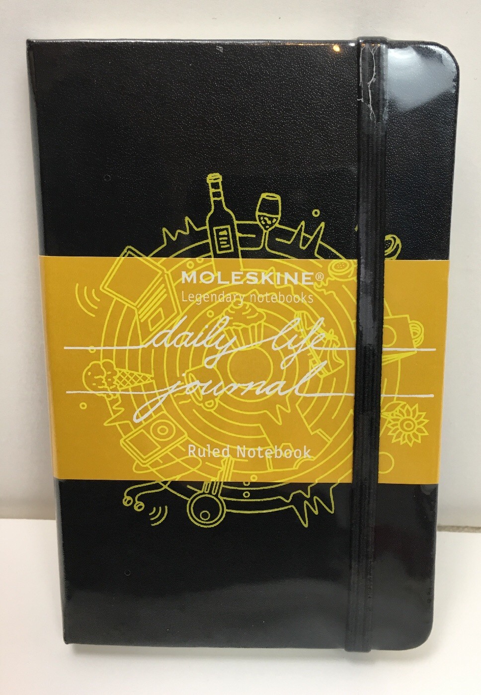 NEW MOLESKINE Black Hardback Ruled Daily Life Journal Notebook 3.5 X 5.5