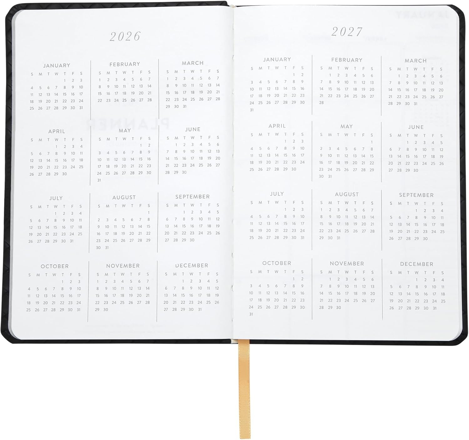 2026 Planner – 6X8 Inch Weekly and Monthly Calendar Planner Agenda Book with Boo