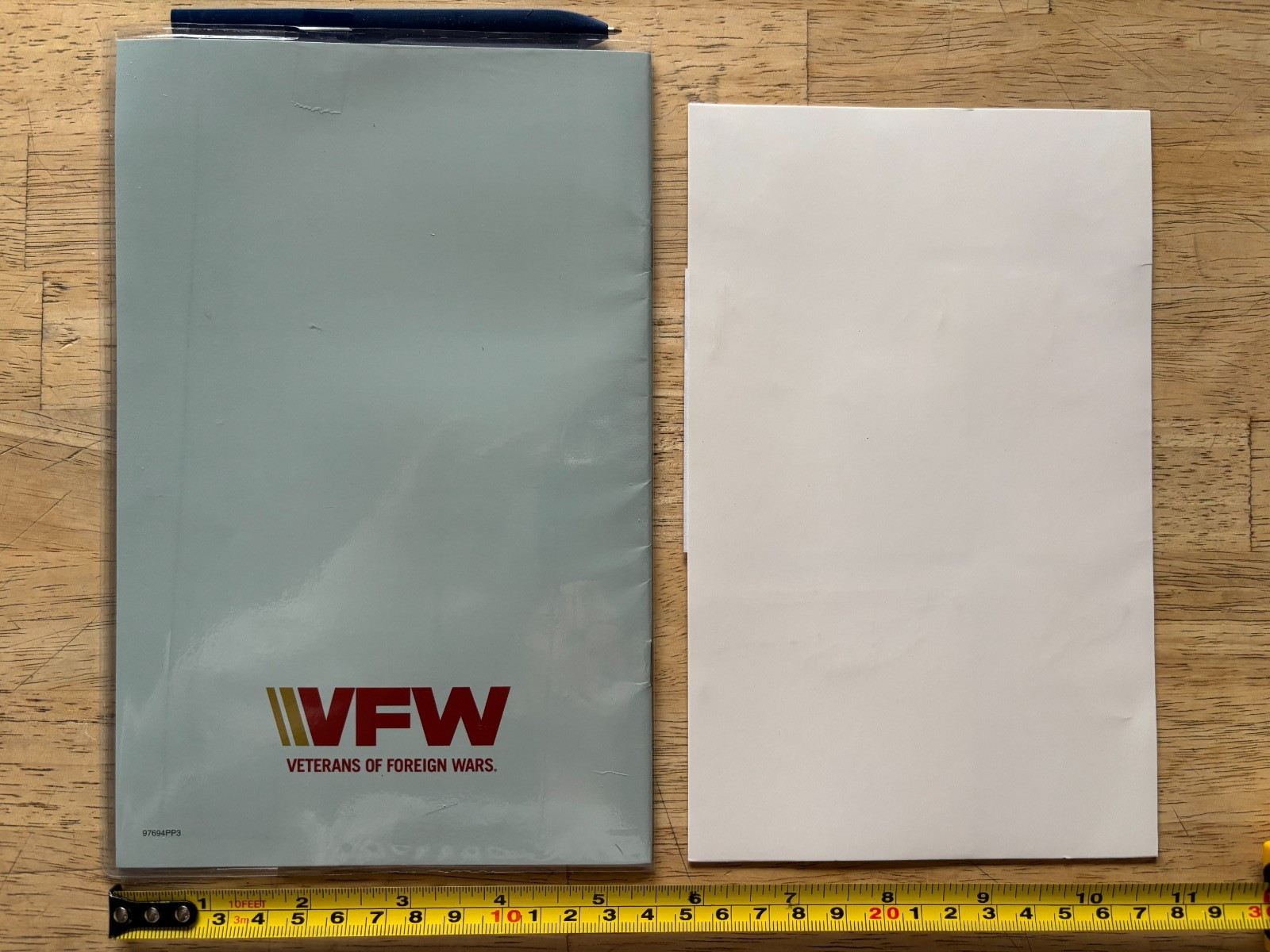 Veterans of Foreign Wars- 2026 – Medium Monthly Planner Pen Post-Its – 12 Months