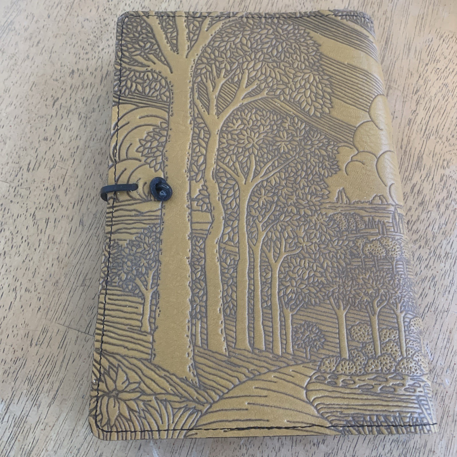 Oberon Design Leather Camelot Daily Journal Blank 6 X 9”