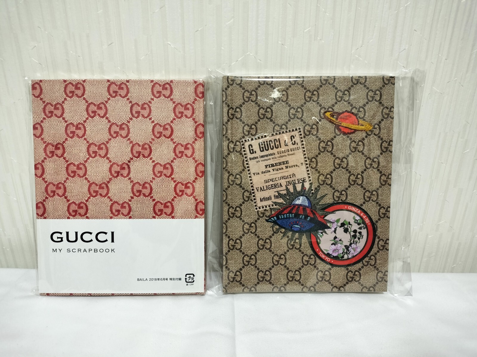 Gucci Baila Notebook 2 Set My Gucci Book & My Scrap Book Oggi Limited Japan New