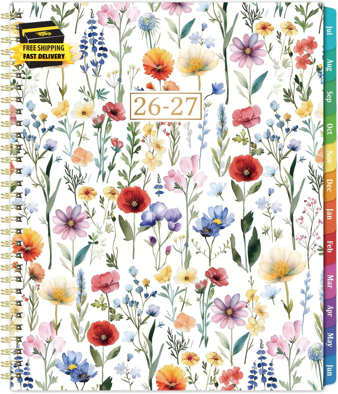 Planner 2026-2027 – Jul. 2026 – Jun. 2027, 8.5″ X 11″ Planner Weekly and Monthly