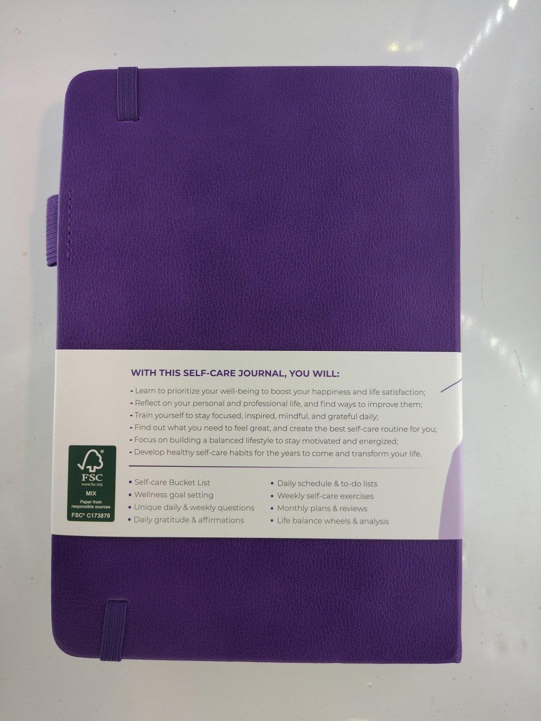 Self-Care Journal, Daily Reflection Notebook, Mental Health… 8.3×5.75×1 IN
