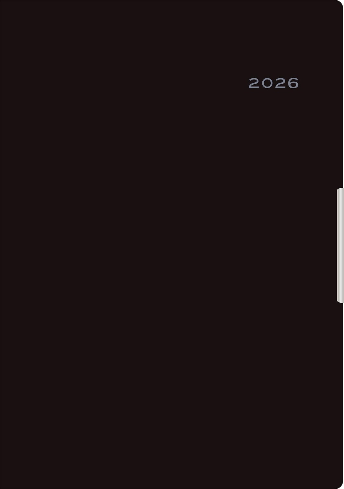 Planner 2026 B6 Weekly Ferte 2 Black No.232 December Start