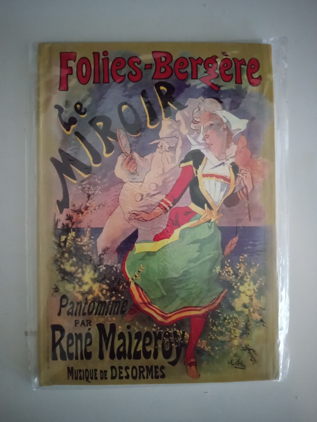 Folies-Bergere Le Miroir ~ Brand New ~ Bound Journal French Vintage