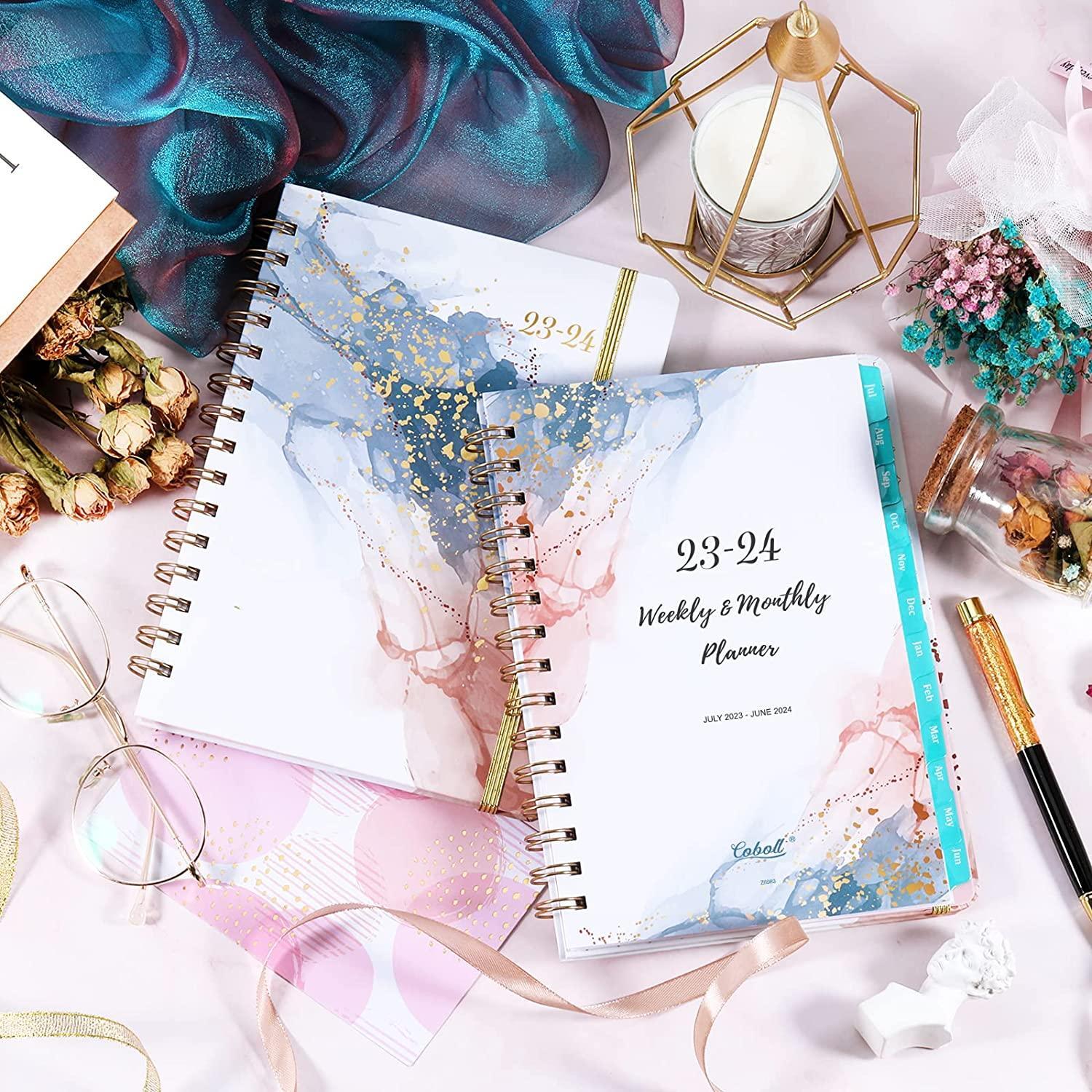 Planner 2023-2024 Weekly & Monthly Planner from JULY 2023 to JUNE 2024 6.4″x8.5″