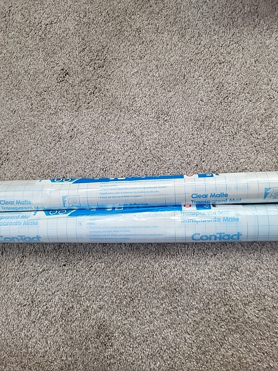 2 BRAND NEW – Pack Clear Cover Contact Paper For Covering Books & Documents