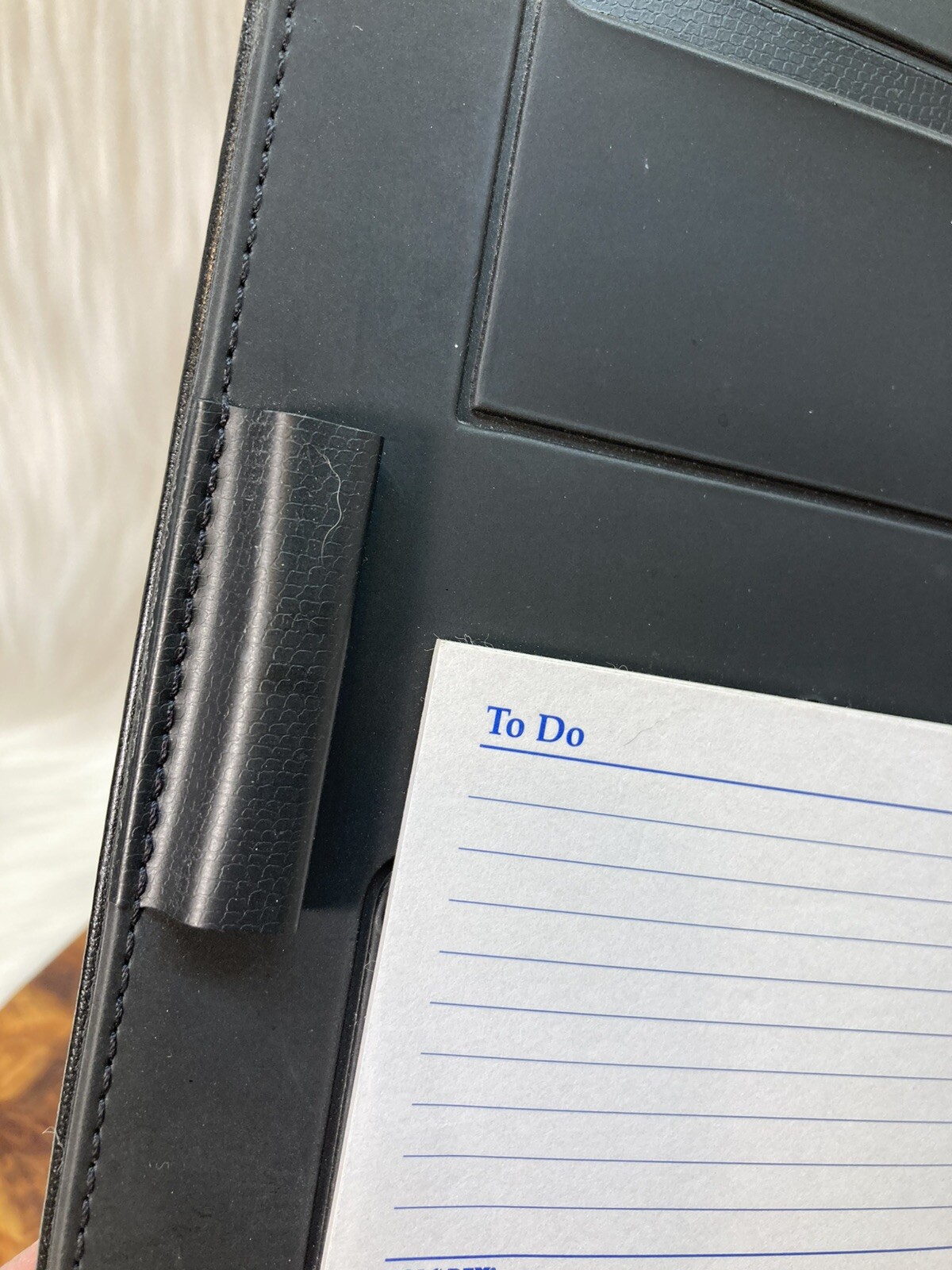 Vintage Rolodex Personal Organizer Day Planner Black Model RO600 6 Ring 1990’s