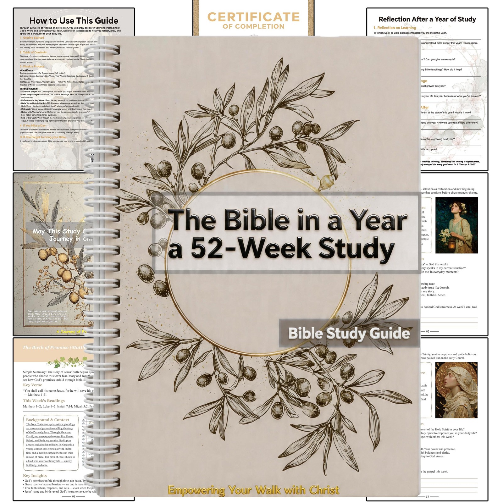 MapeloreCrafted Bible Study Guide 112 pages, 8.5 x 11 inches, Thematic