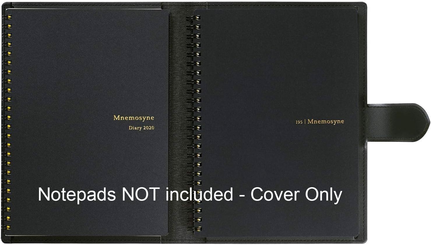 Maruman MNEMOSYNE durable Black PVC Notebook/Notepad Cover – A5 Size