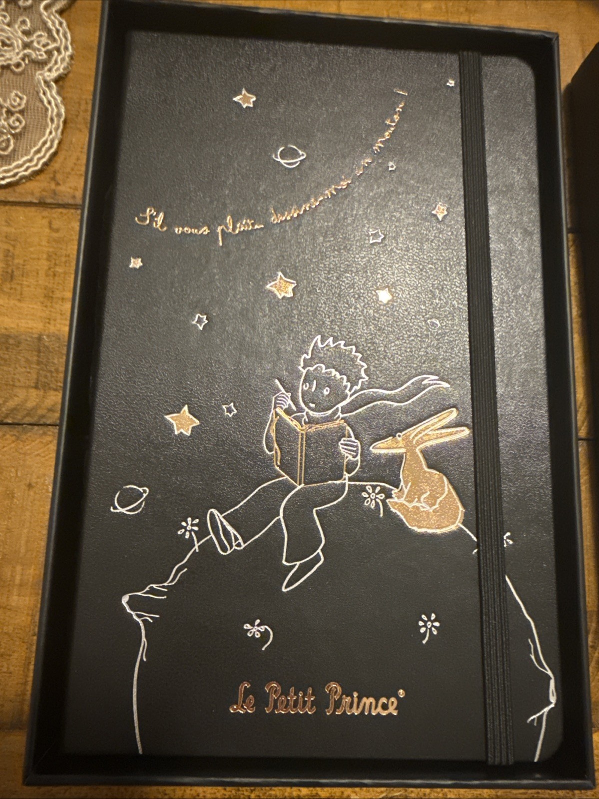 Moleskine Limited Edition Le Petit Prince Notebook, Large, Ruled, Black, Hard