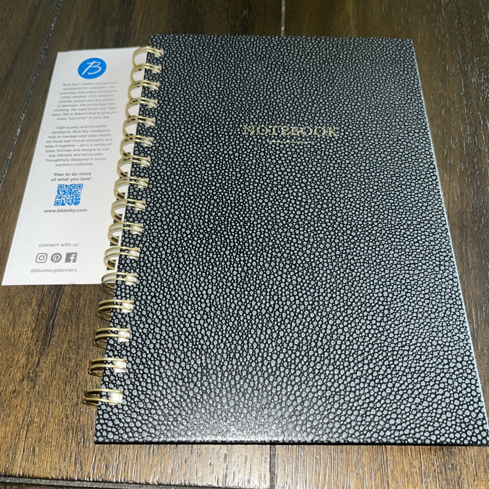 Blue Sky Professional Hardcover Executive Notebook, 160 Ruled Pages NEW!