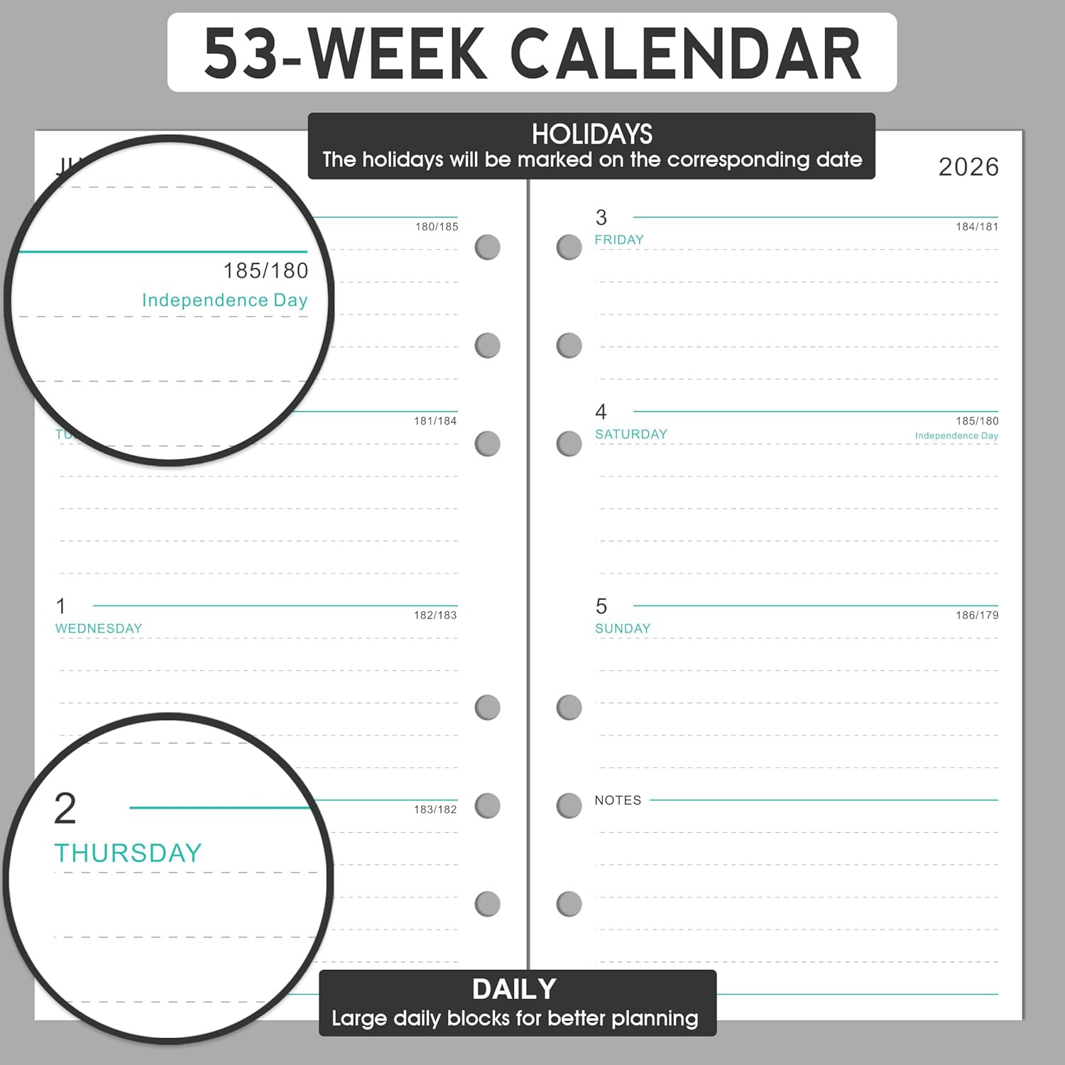 2026-2027 Planner Refills – Planner Refills 2026-2027 from JULY 2026 – JUNE 2027