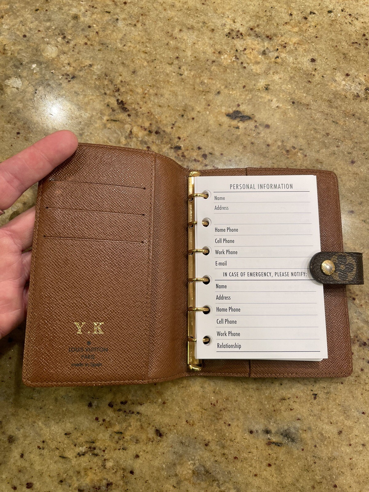 2024 Calendar FITS Louis Vuitton PM Small Agenda: Weekly Organizer+Filler Pages+