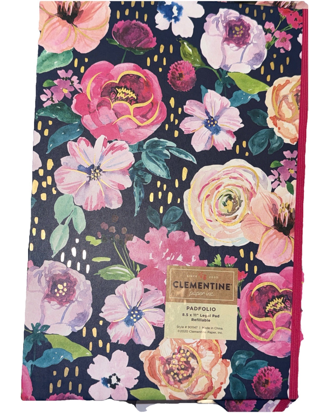 CLEMENTINE Paper Inc. REFILLABLE PADFOLIO 8” x 11” Legal Pad