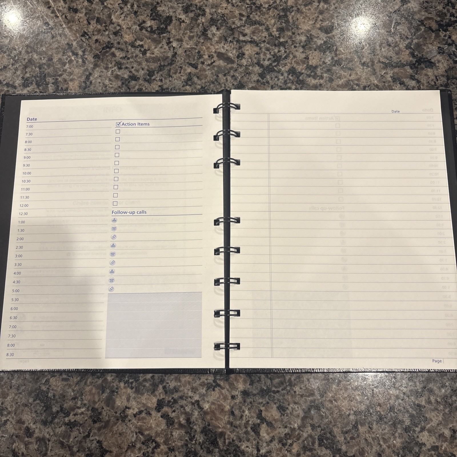 Blueline NotePro And Graphics Notebook, 7 7/16″ x 9 1/2″ , Black A29C81