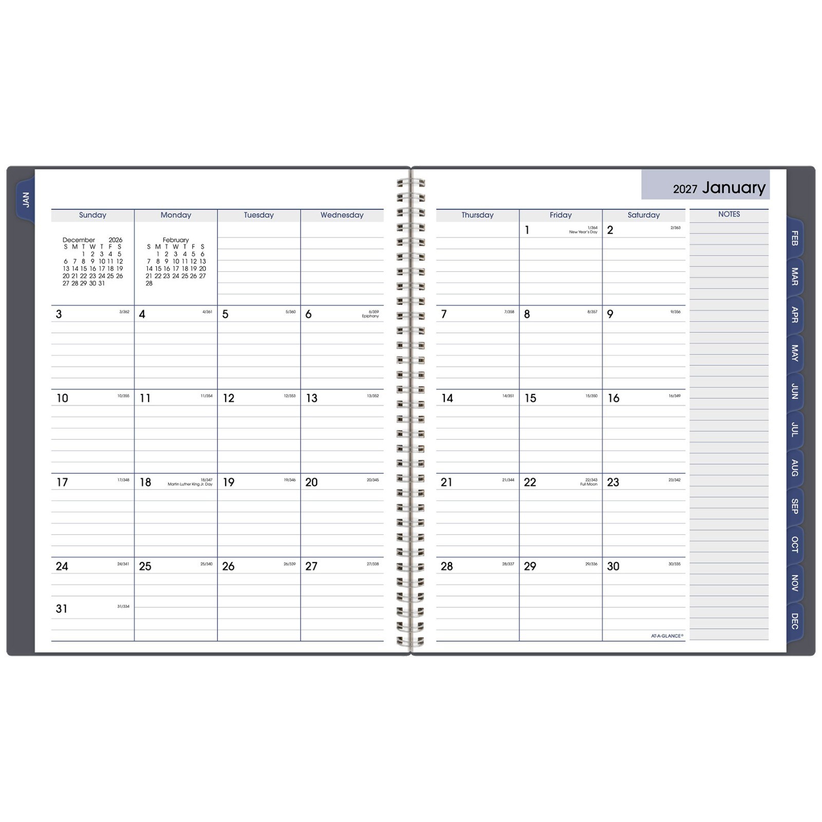 2026 At-A-Glance DayMinder GC470-07 Monthly Planner, 8-1/2 x 11″