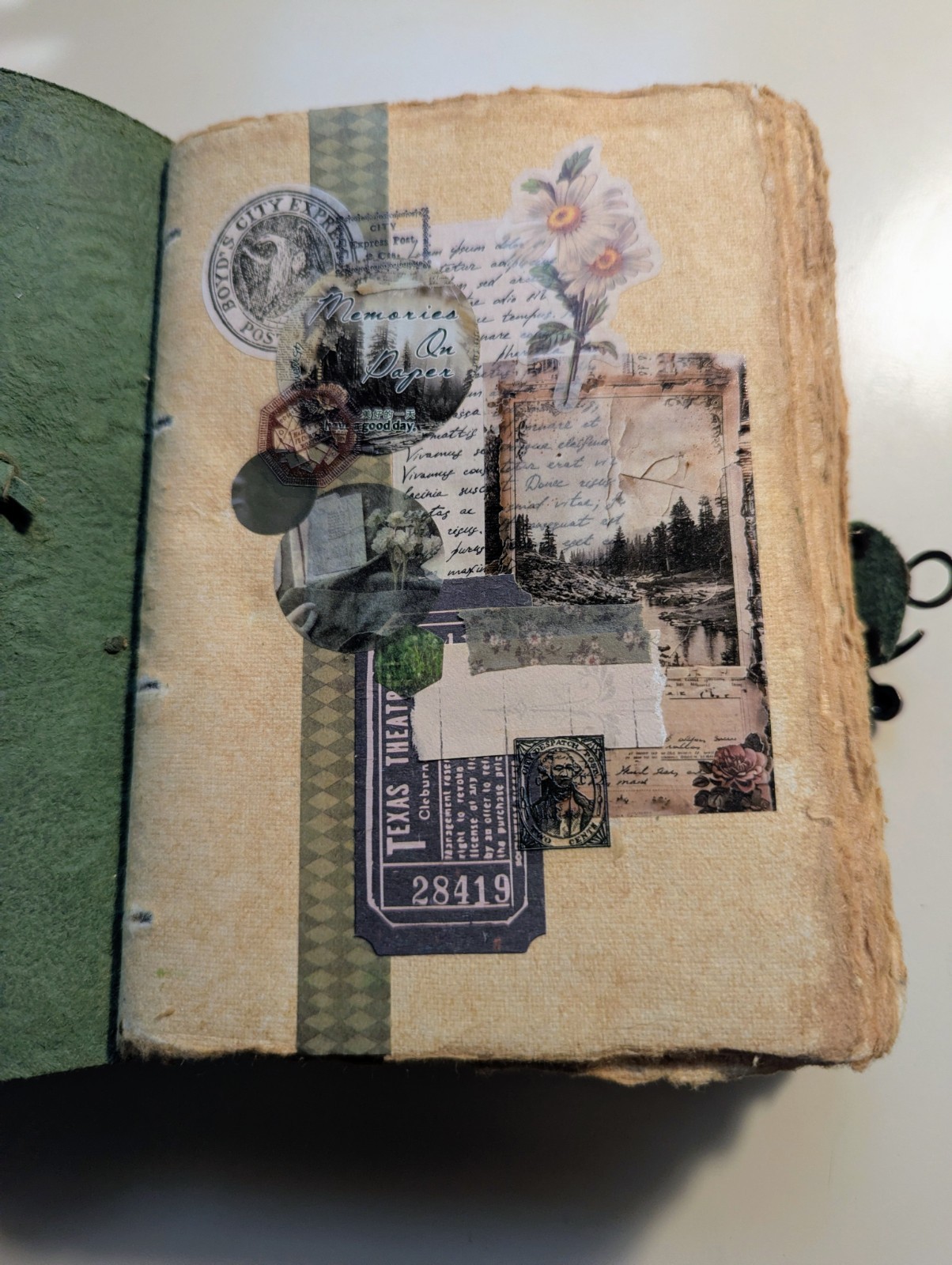 Undated 15 Month Planner Journal In Nature Green Floral Unique