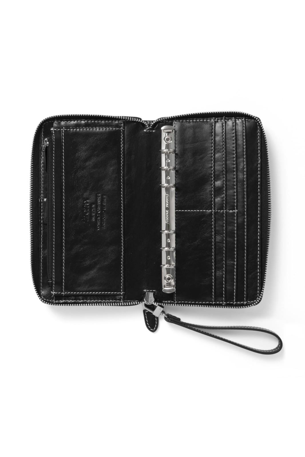 Filofax Malden Compact Zip System Planner, Black, 022630 (Genuine Imported Produ