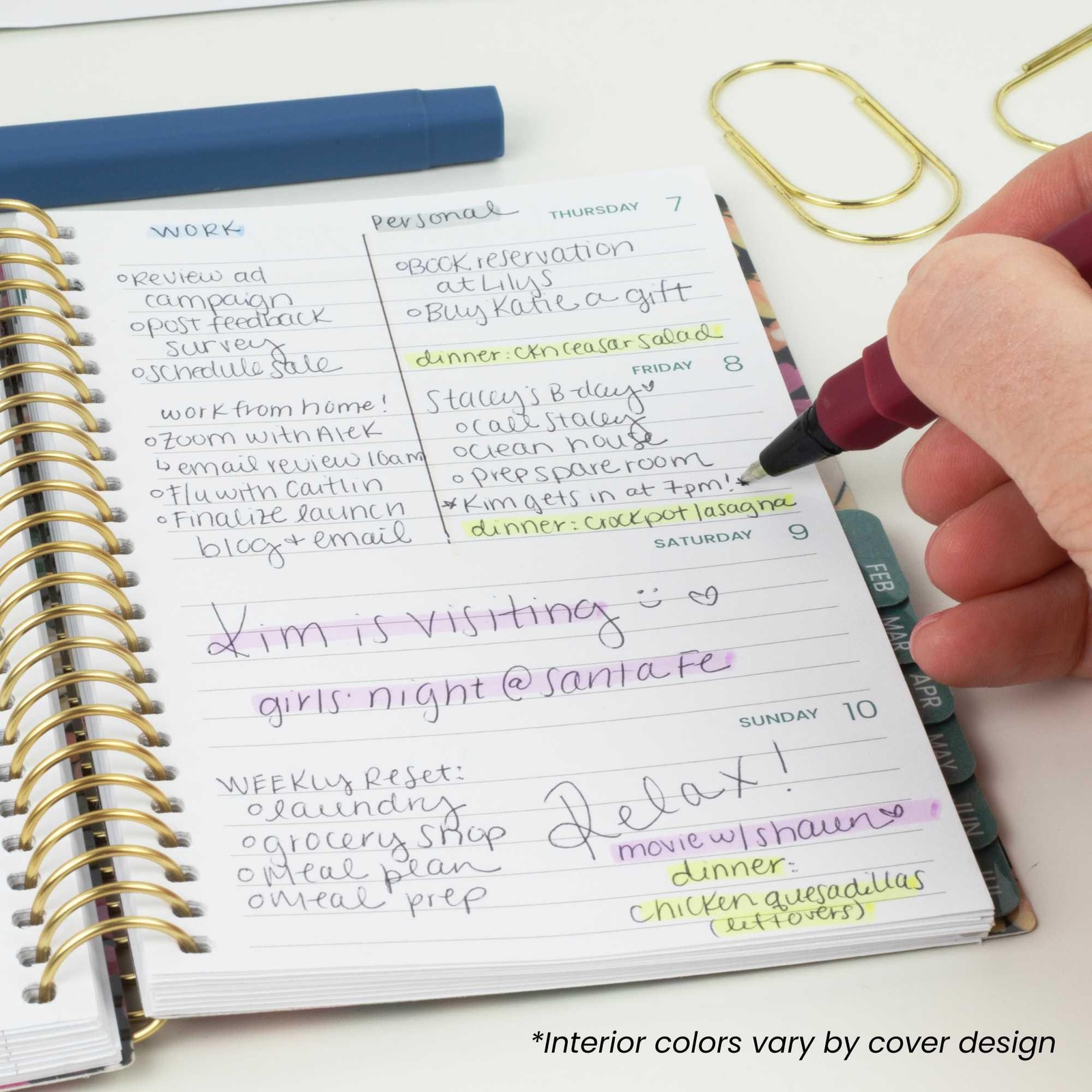 2026–27 Soft Cover Planner, 4″ x 6″ | Butter Yellow Daisies