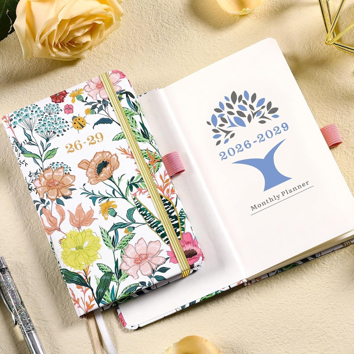 2026-2029 Pocket Calendar Planner Compact Long Term 3 Schedule