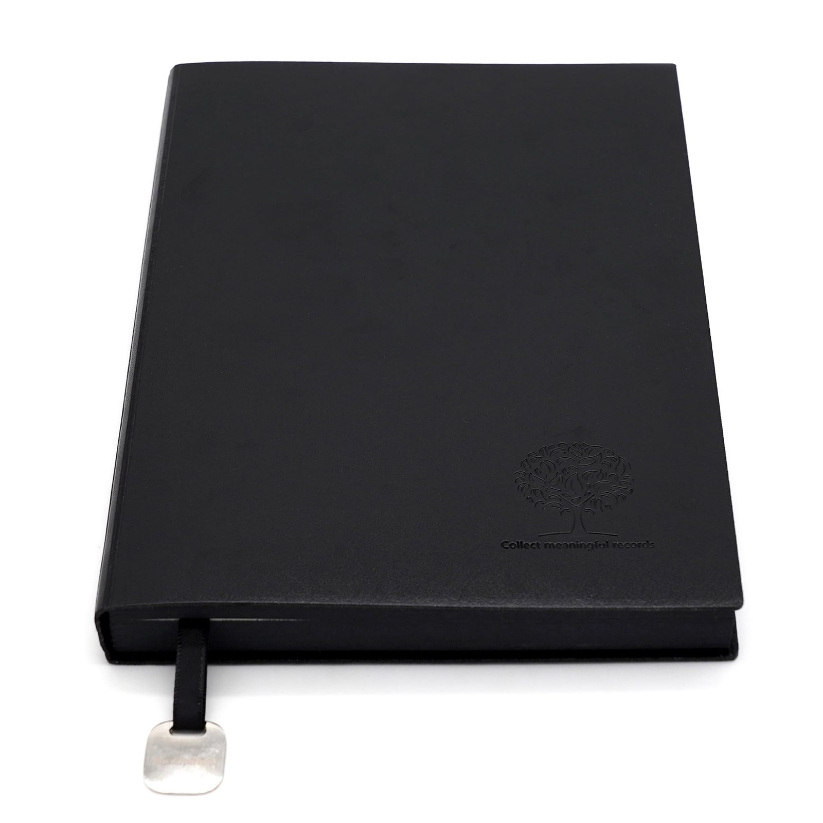 BenOpinion College Ruled Notebook Lined Journal – 100 Gsm 224 Pages Black