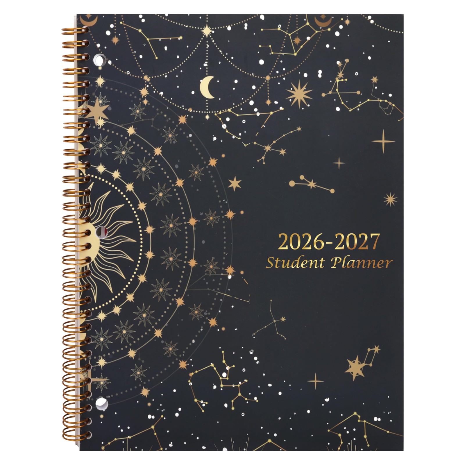 Student Planner 2026-2027 – Monthly and Weekly 8.2 x 10.7 inches, Dark-blue