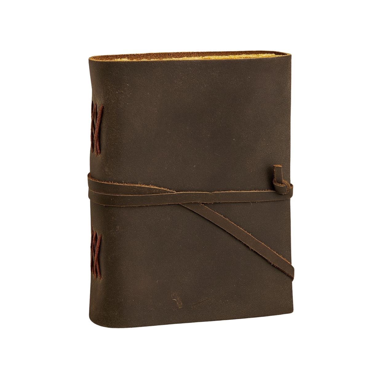 Leather Journal 10×13 Handmade Buff Leather Diary Deckle Paper 200 Pages