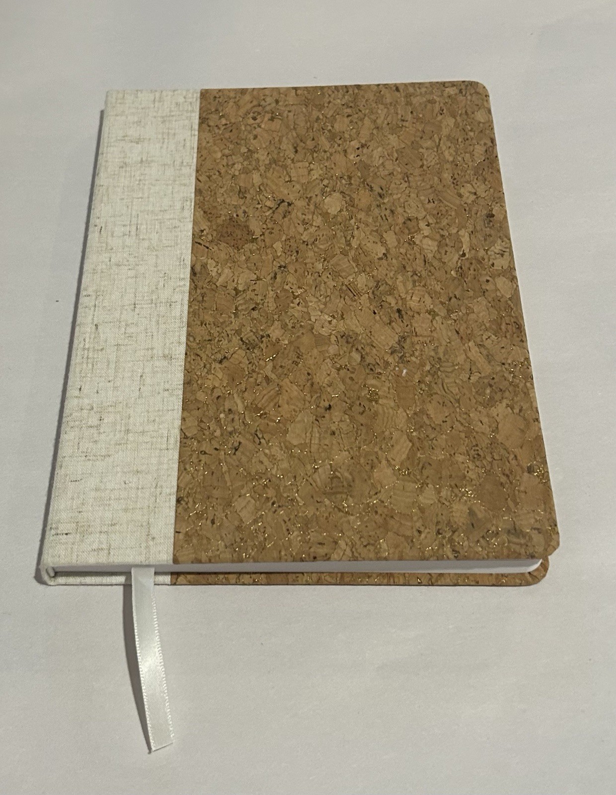 New Hardcover Journal Cork and Cardboard Page Marker 200 Lined Pages Vietnam