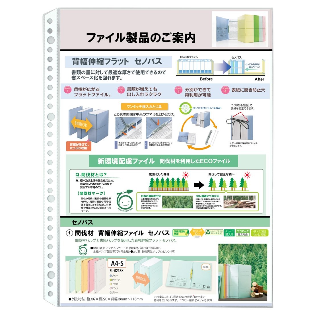 PLUS Refill A4 1 Pocket 300 Sheets 87-600×3