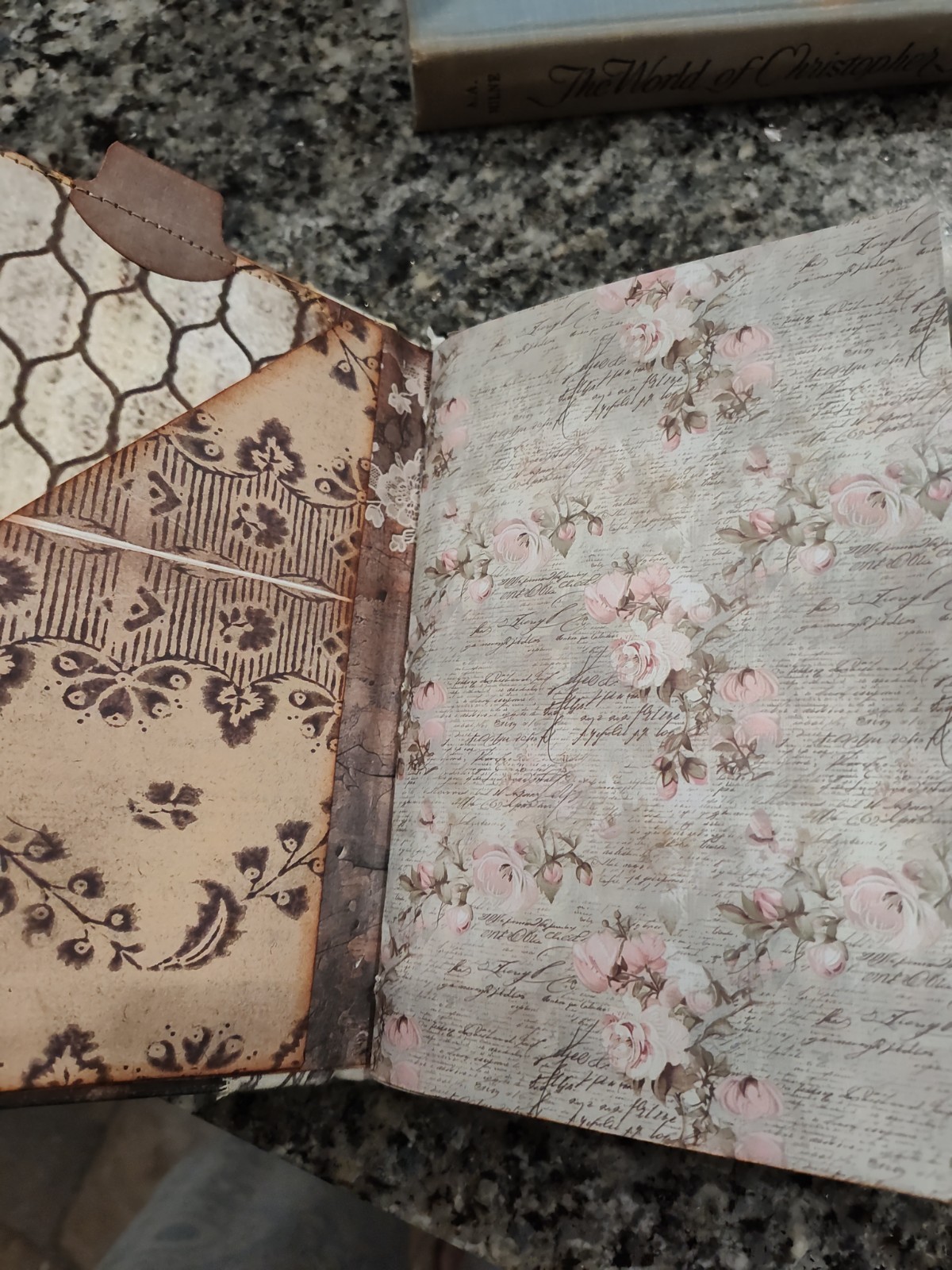 Handcrafted Vintage Journal, Planner, Diary, sketechbook