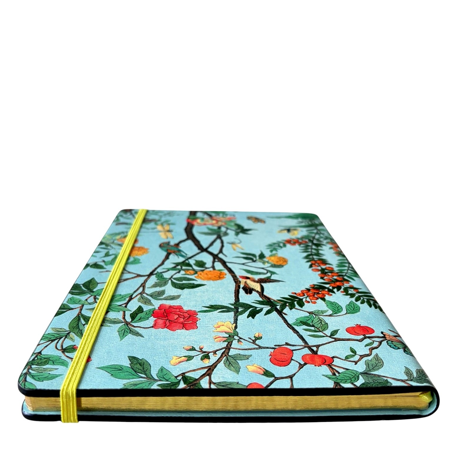 NEW Gucci Tian Print Large Luxury Notebook Blue Floral Journal in Gift Box