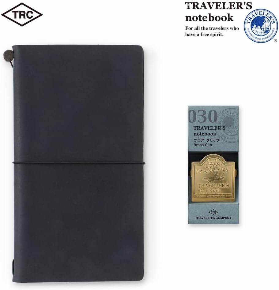 TRAVELER’S COMPANY TRC Solid Brass Clip Airplane 43090006 Japan Notebook New