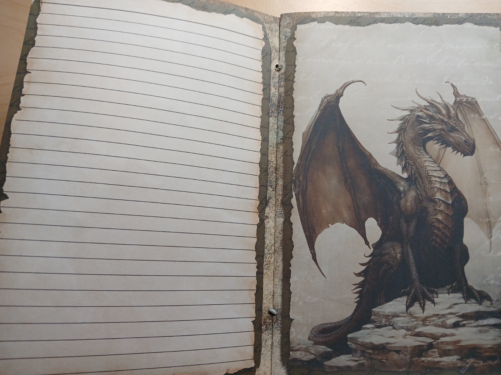 Junk Journal Booklet “WICCAN 2″ GRIMOIRE SPELLBOOK HANDMADE Lg 6″x9” 40pg