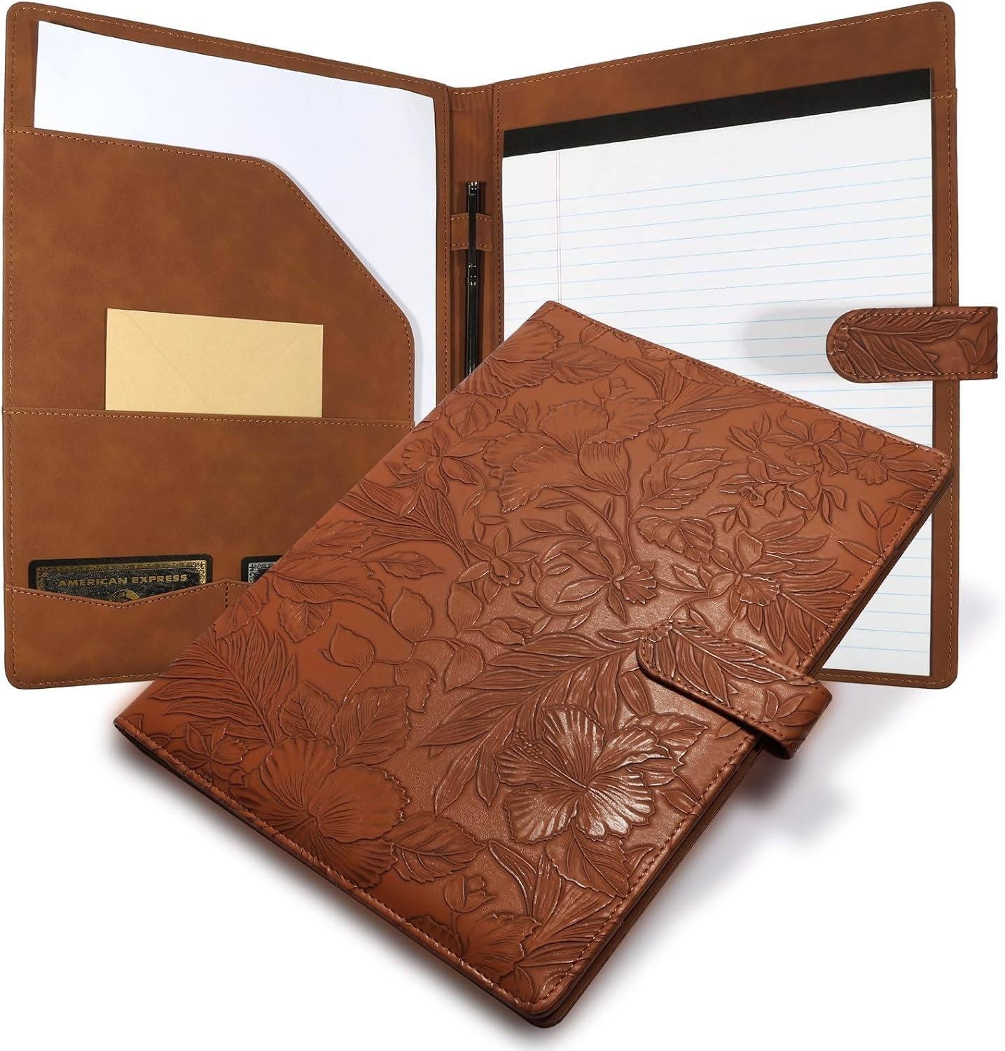 Professional Padfolio Portfolio Binder, Organizer for Letter Size Legal Pad N…