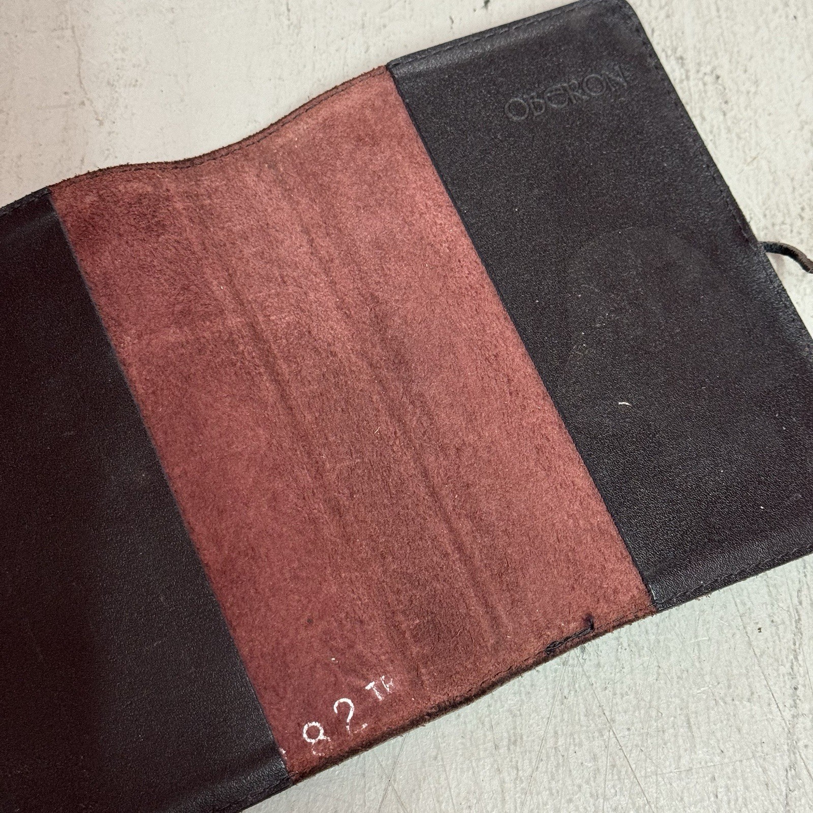 Oberon Design Leather Journal Small Notebook Cover 9″x6″ Brown California