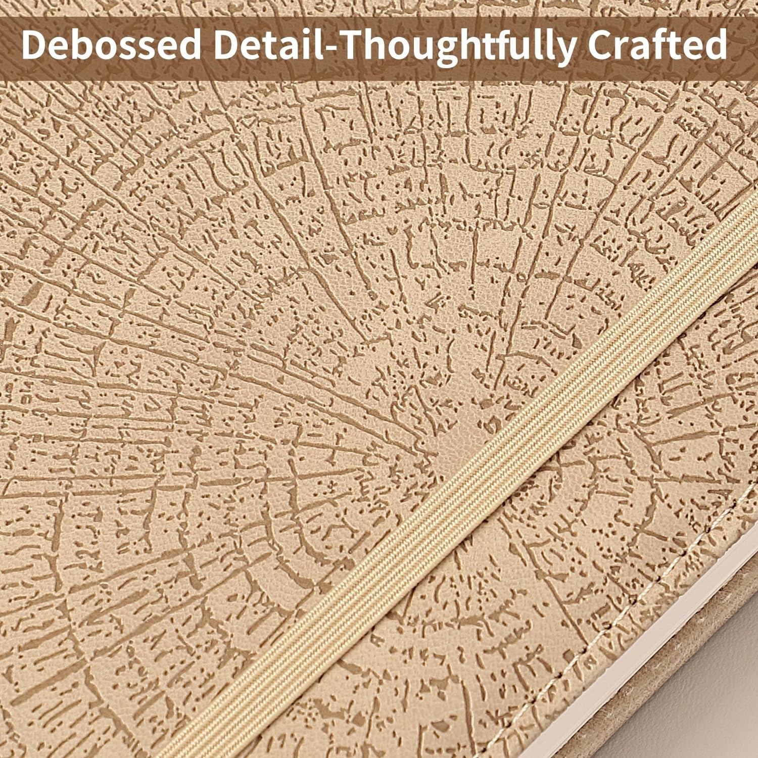 Lined Journal Notebook,256 Pages,A5 Size (5.7” x Lined-A5, Khaki