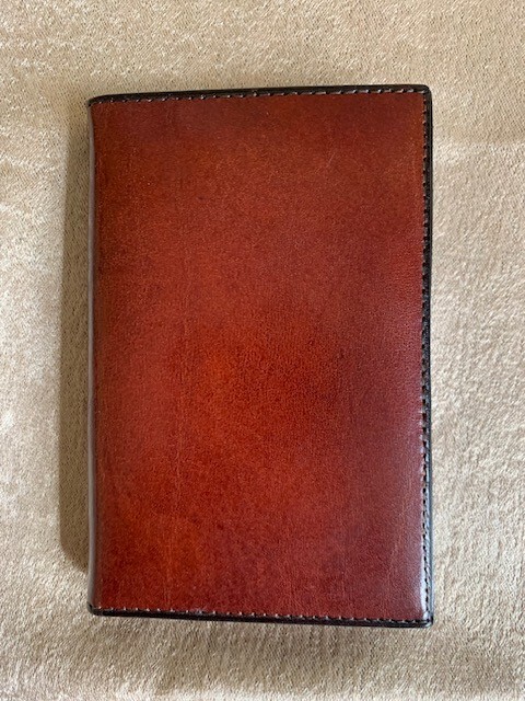 Bosca Brown Old Leather Compact Phone Book 5.0″ x 3.5″ & Card Holder 4.0″ x 3.0″