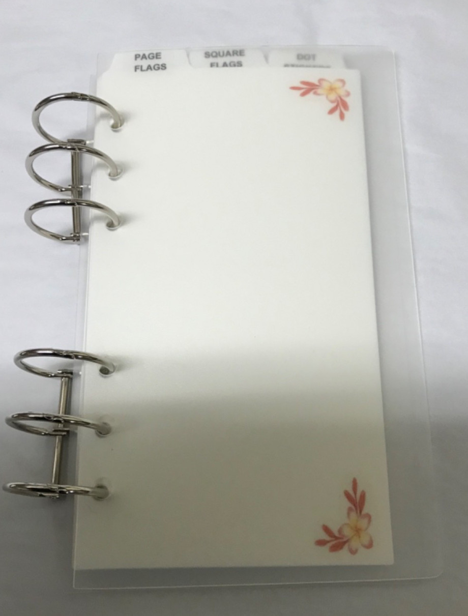 C & P Cloth and Paper Personal Size Agenda- 1 inch rings with plastic cover