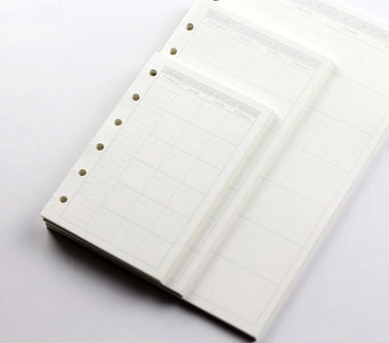 Inserts / Refills Fits For Agenda PM Size Inserts Monthly-Weekly-Todo Refills