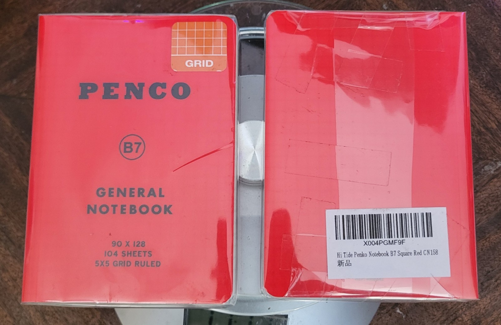 Hi Tide Penko Notebook B7 Square Red CN158