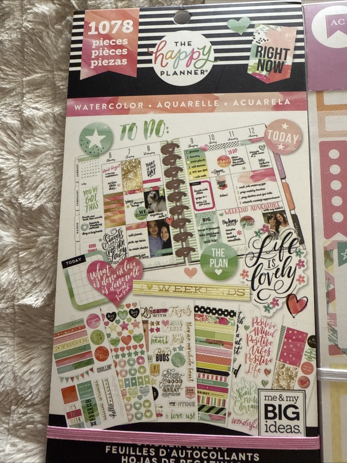 The Happy Planner Sticker Books LOT OF 3 Some Missing a Few Stickers