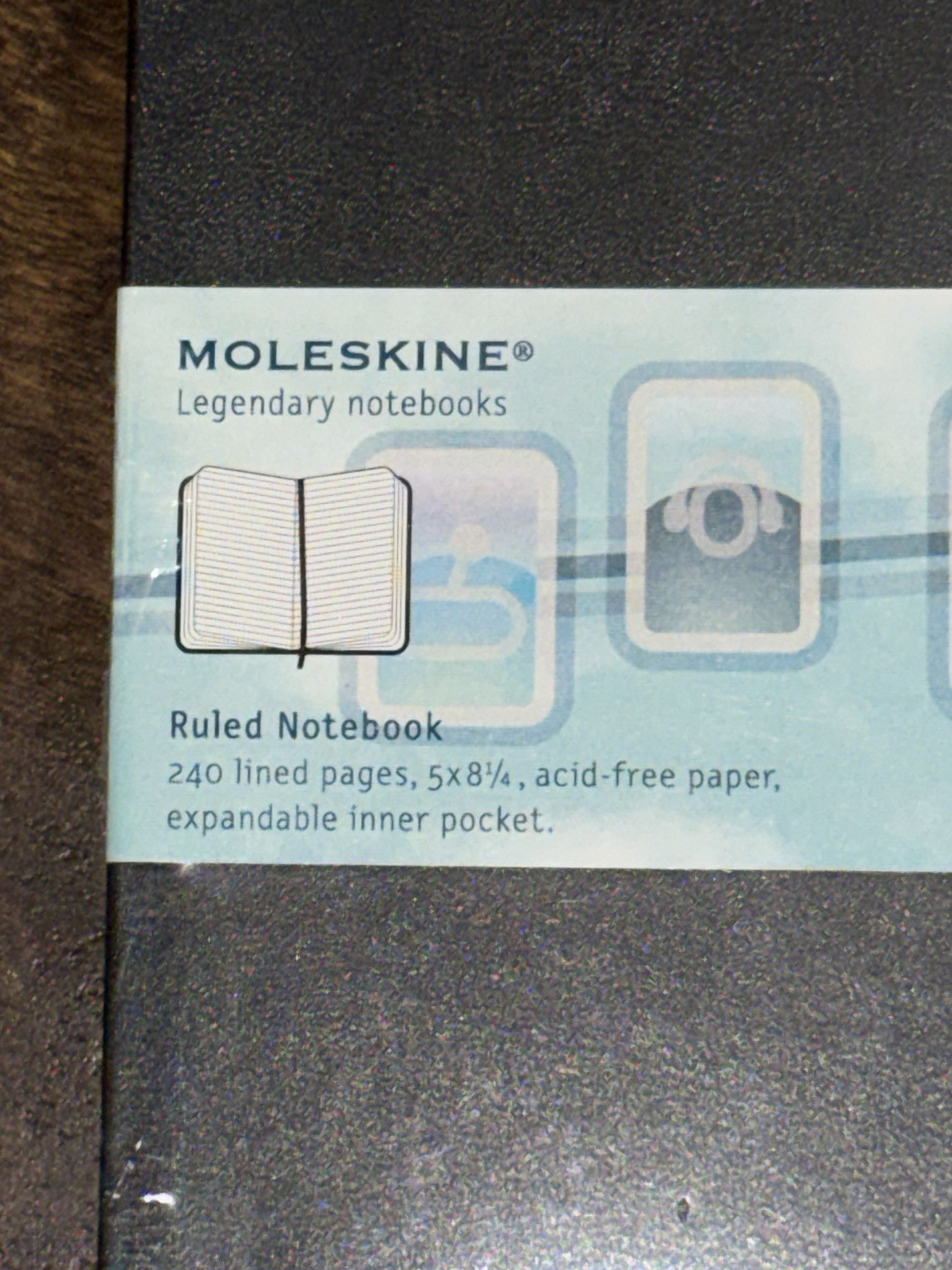 Moleskin Notebook Hard Cover Factory Sealed Black 240 Pages (6 SEALED BOOKS)