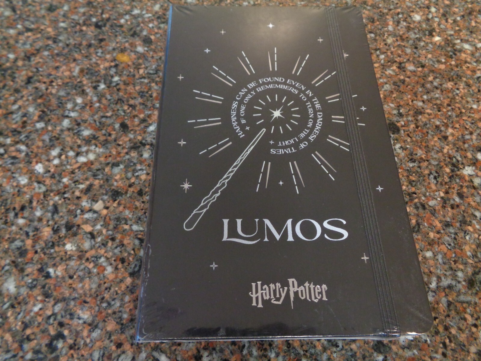 Moleskine Harry Potter Lumos Notebook Hard Cover, Ruled, Large Glow in Dark New