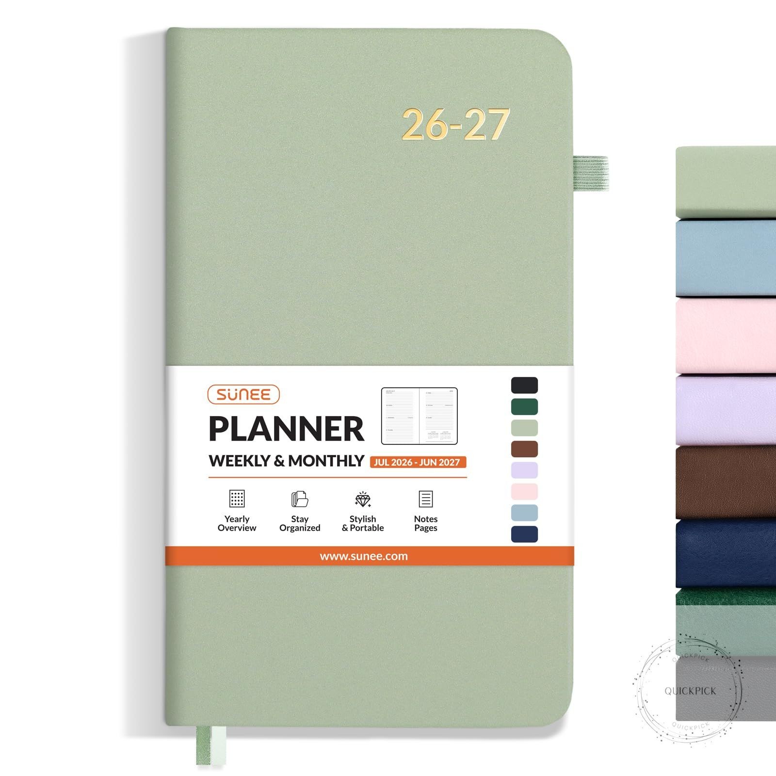 2026-2027 Pocket Weekly Planner for Purse 3.5″ x 6″ 12 Month July 2026 June 2027
