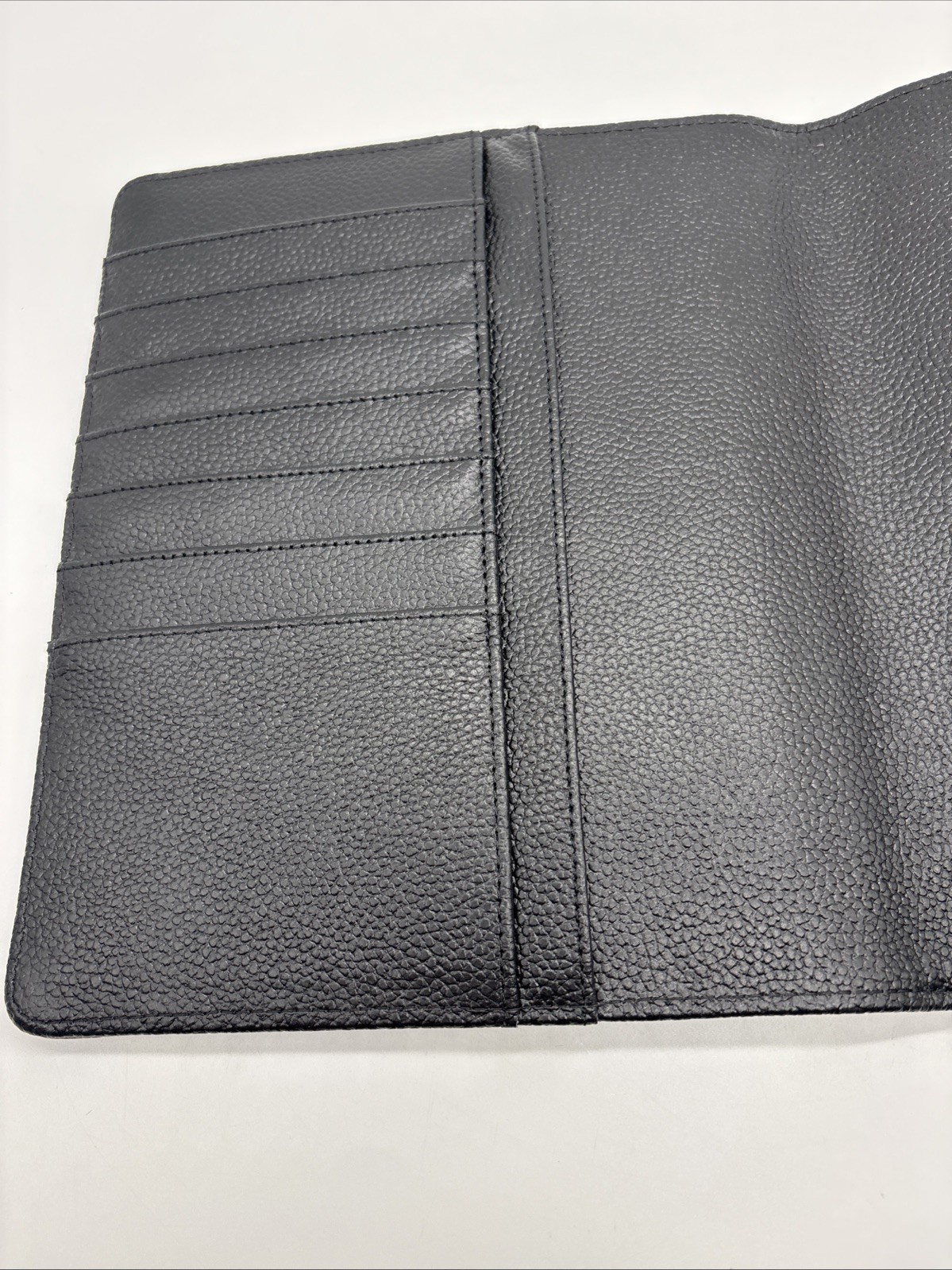 CLOTH and PAPER Luxury A5 Ring Planner Agenda Smooth Leather Black – No Rings