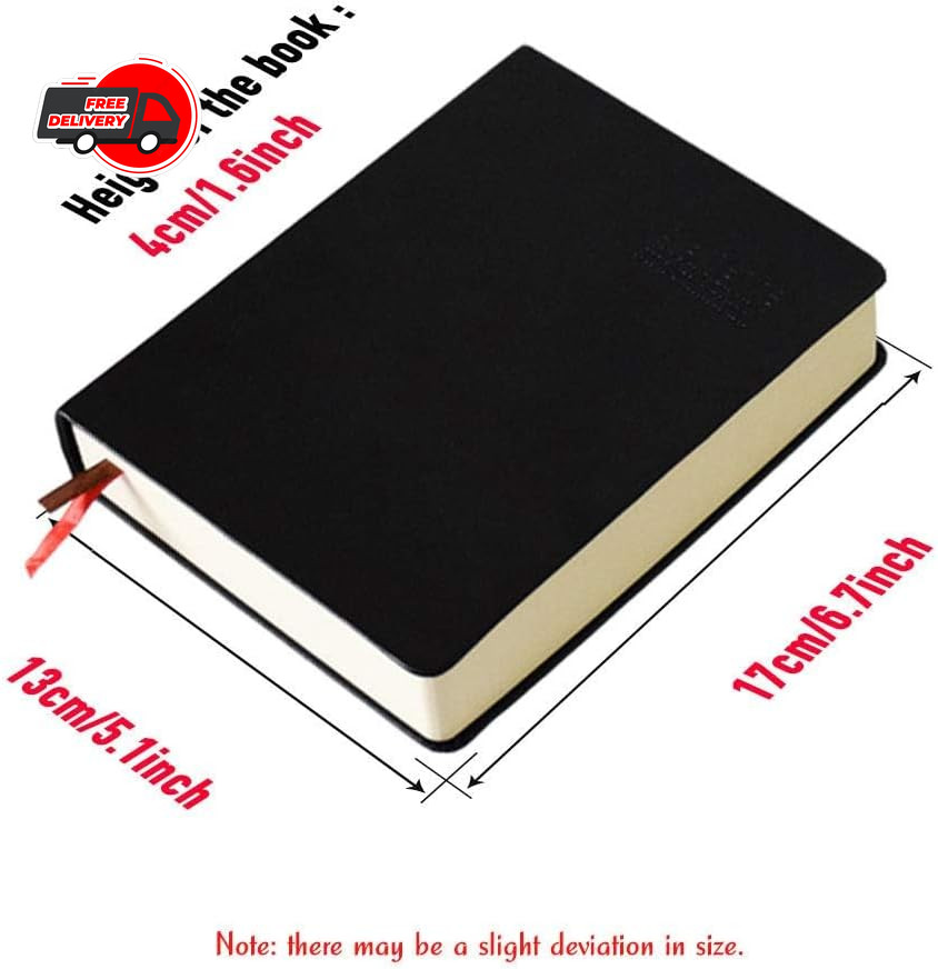 Thick Leather Journal Notebook 720 Pages Retro Thick Lined Paper Writing Journal